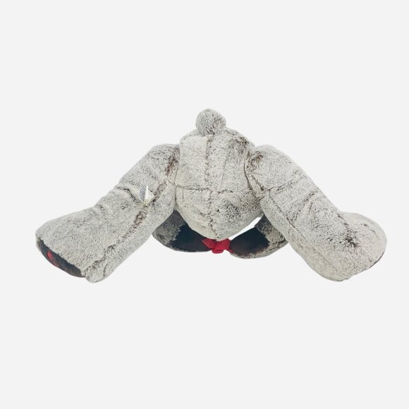 2017 Aurora World Red Ribbon Frosted Teddy Bear Plush Red Heart Love Valentine - Picture 7 of 16